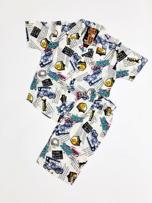 Summer Printed Night Wear For Baby Boys - Image 2