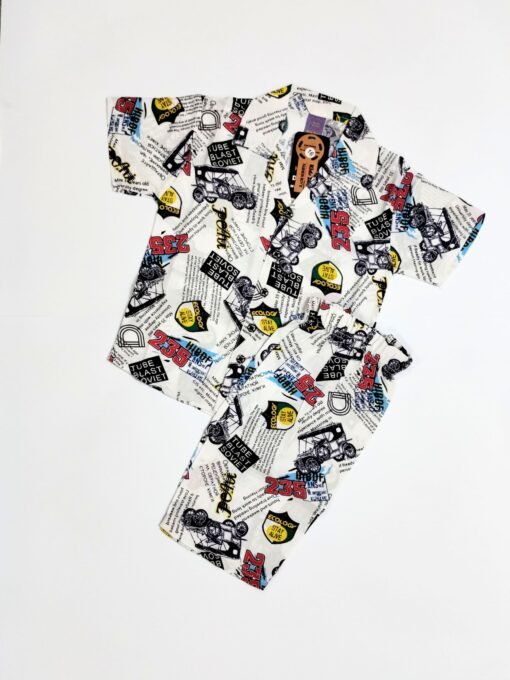 Summer Printed Night Wear For Baby Boys