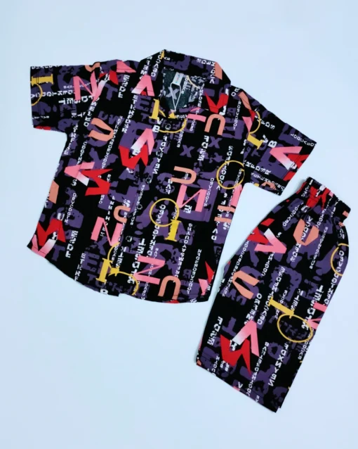Printed Night Suits for Kids (Unisex)