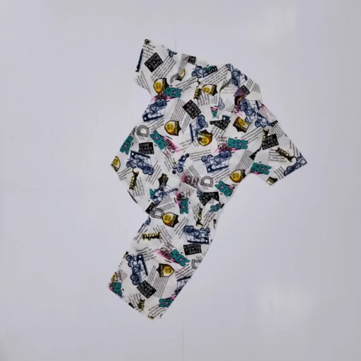 Summer Printed Night Wear For Baby Boys