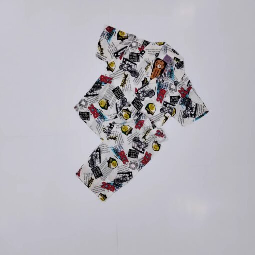 Summer Printed Night Wear For Baby Boys - Image 2