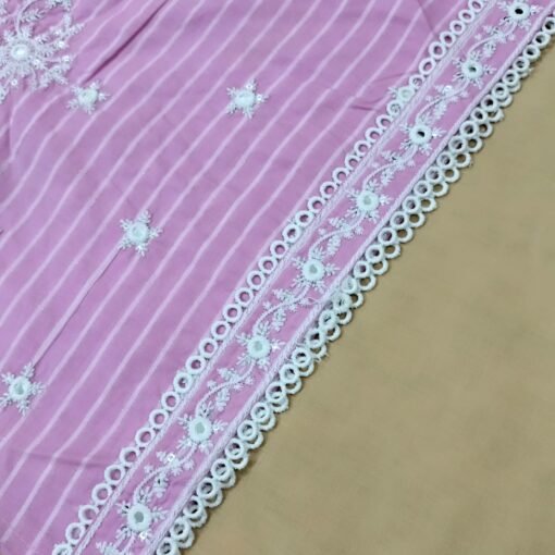 Embroided shirt with shararah For little girls - Image 3