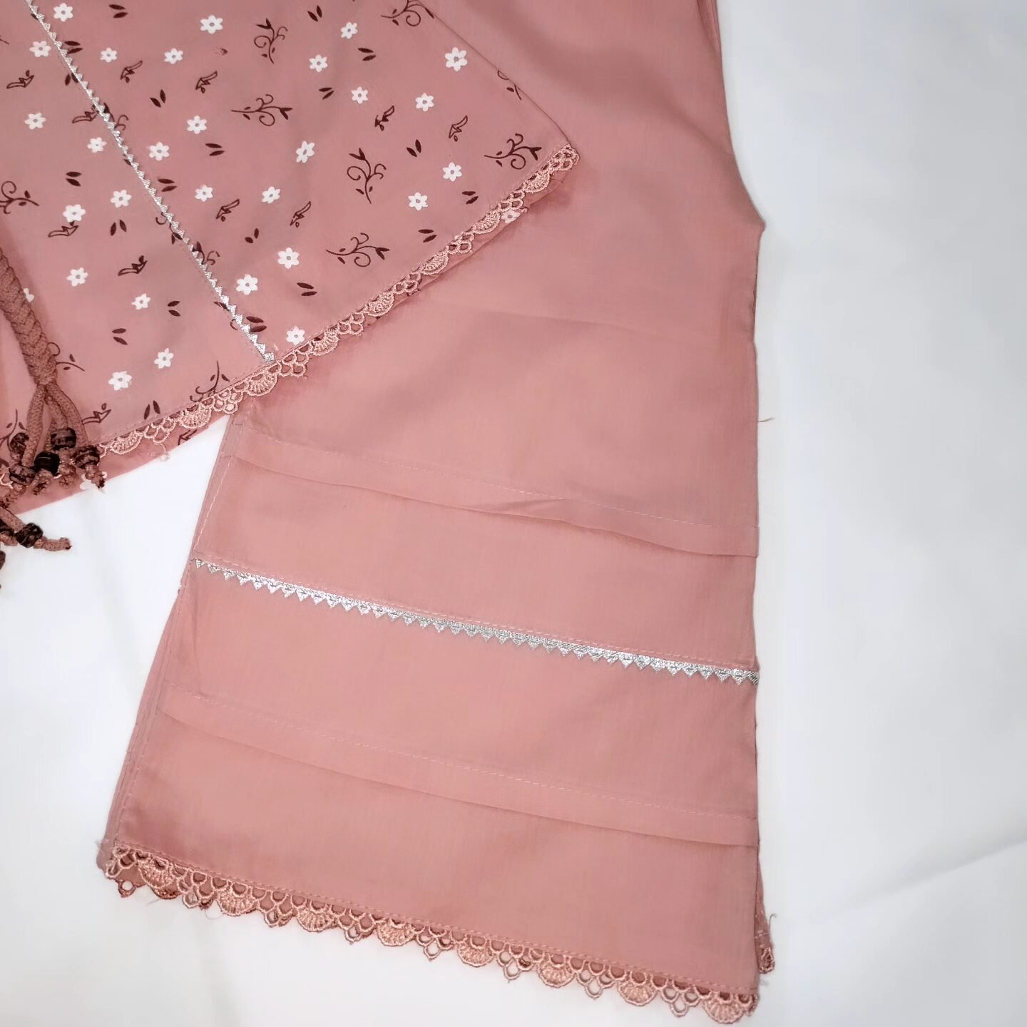 Embroided Floral Frock For Little Girls - Image 5