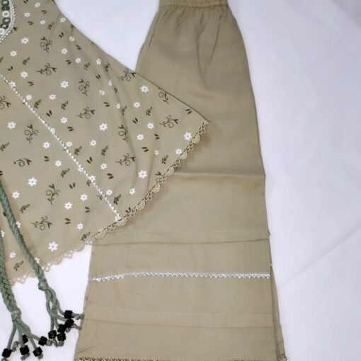 Embroided Floral Frock For Little Girls - Image 5
