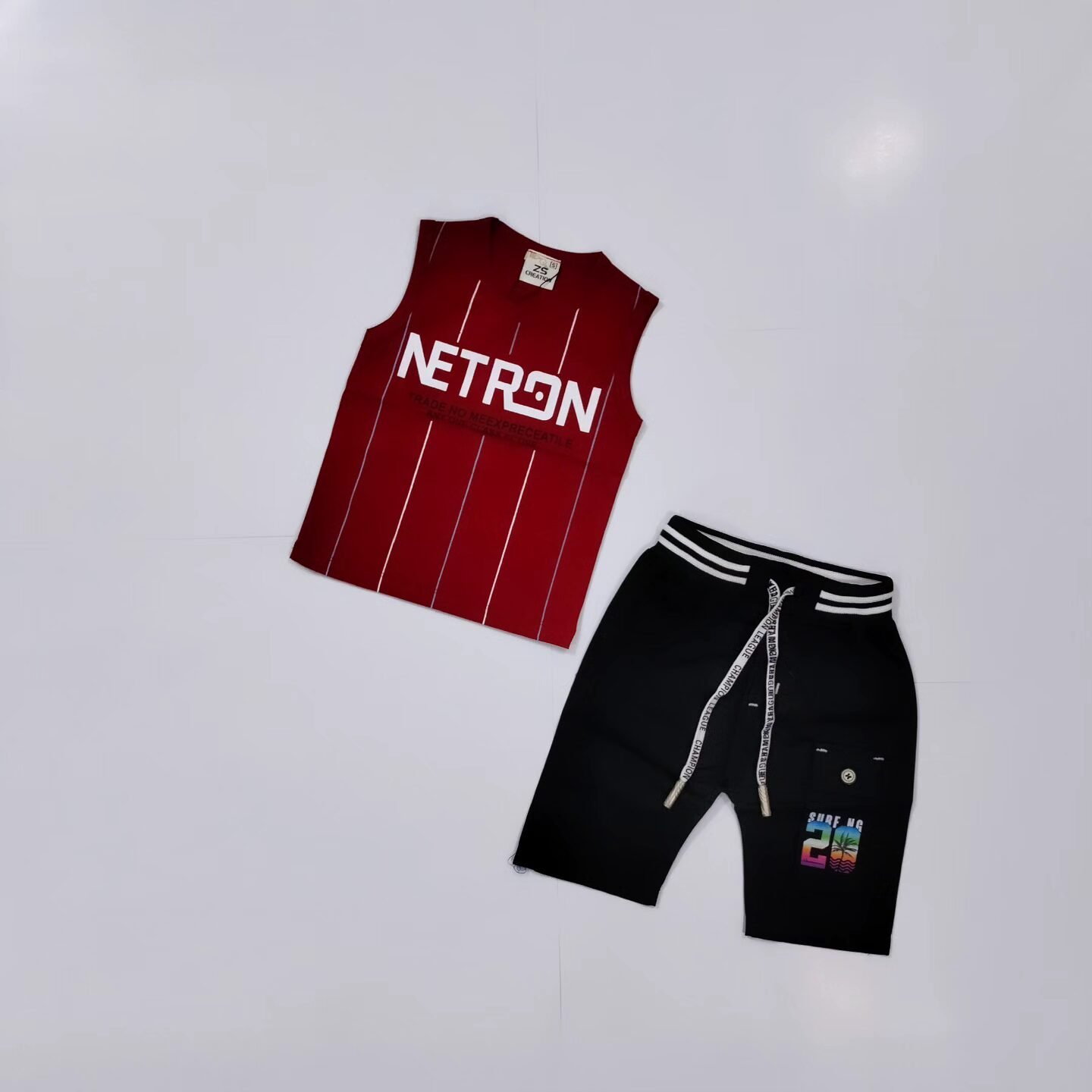 Netron half sleeves summer knicker shirt for kids