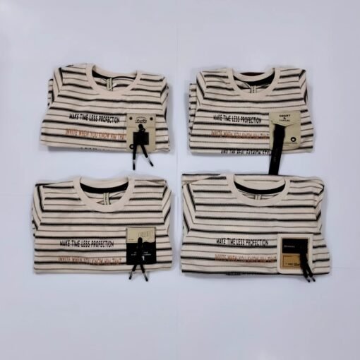 Summer Casual Outfit for Baby Boys – Soft Cotton Tee Shirt & Camel Jeans Shorts Set - Image 2