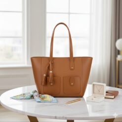 Double Tone double pocket premium Orange bag