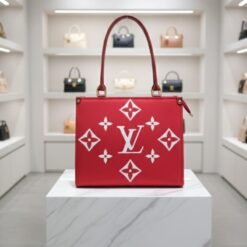 Red LV canvas Box