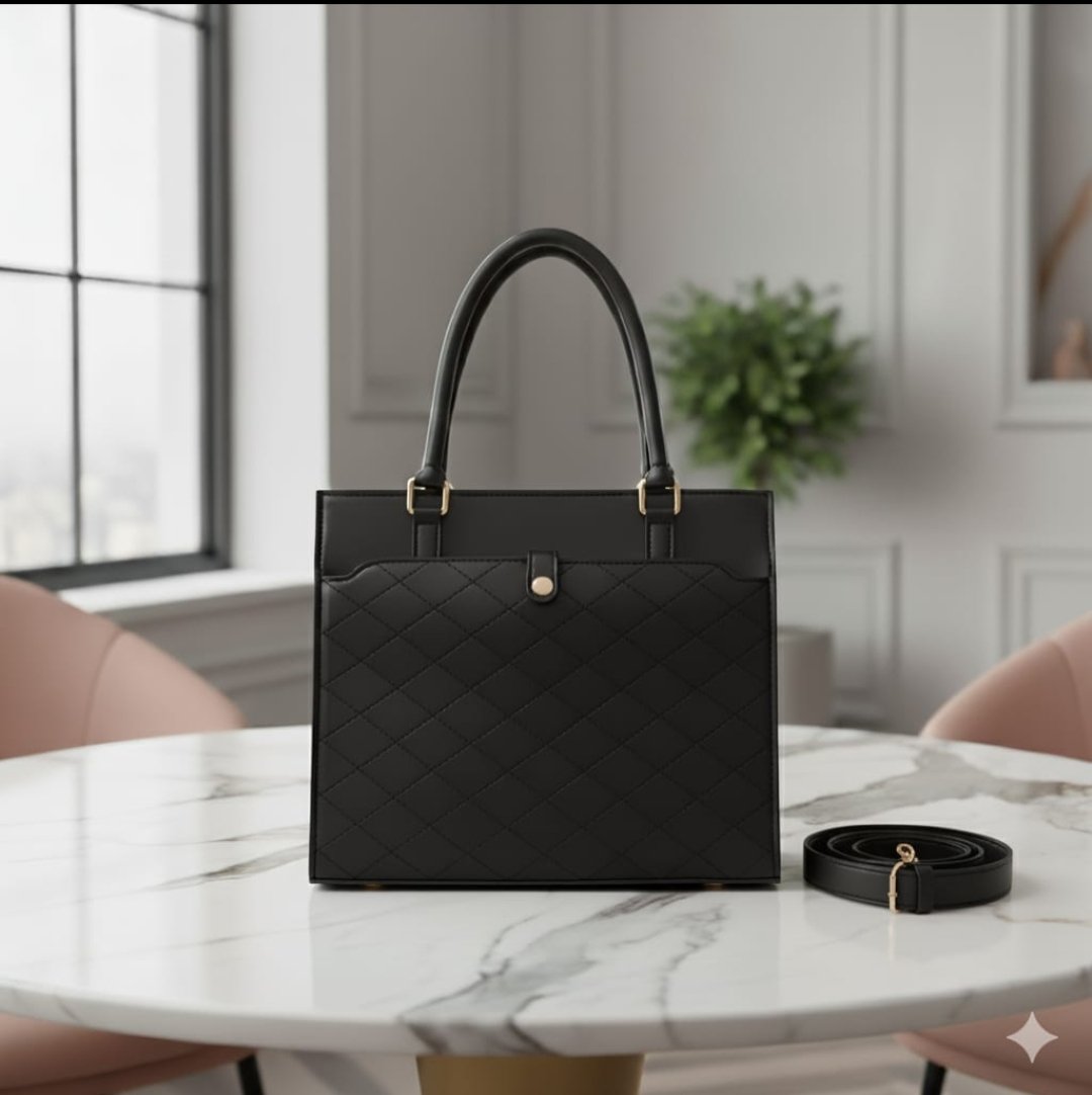 Dunoire Black Pocket box bag