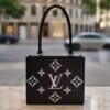 Black LV canvas Box