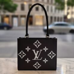 Black LV canvas Box